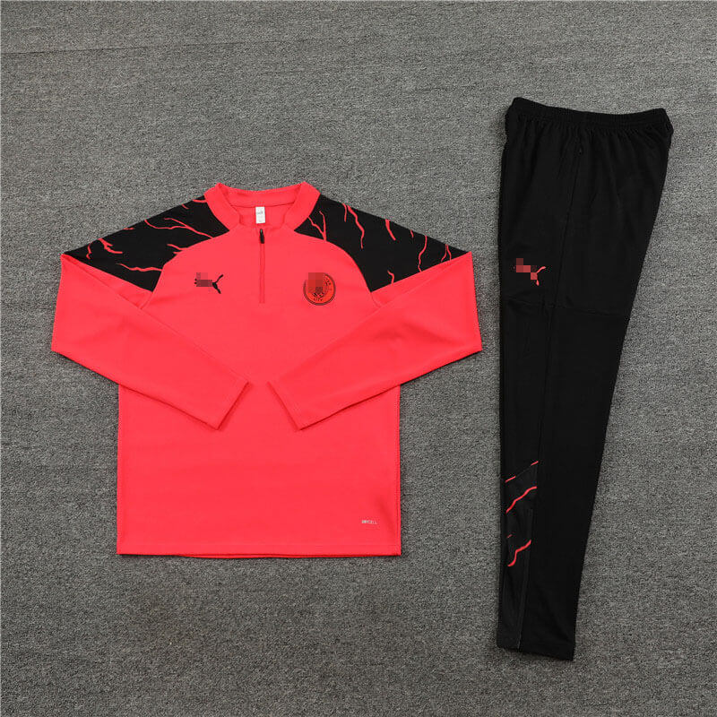 Sudadera Entrenamiento Manchester City 2023/2024 Niño Kit Naranja